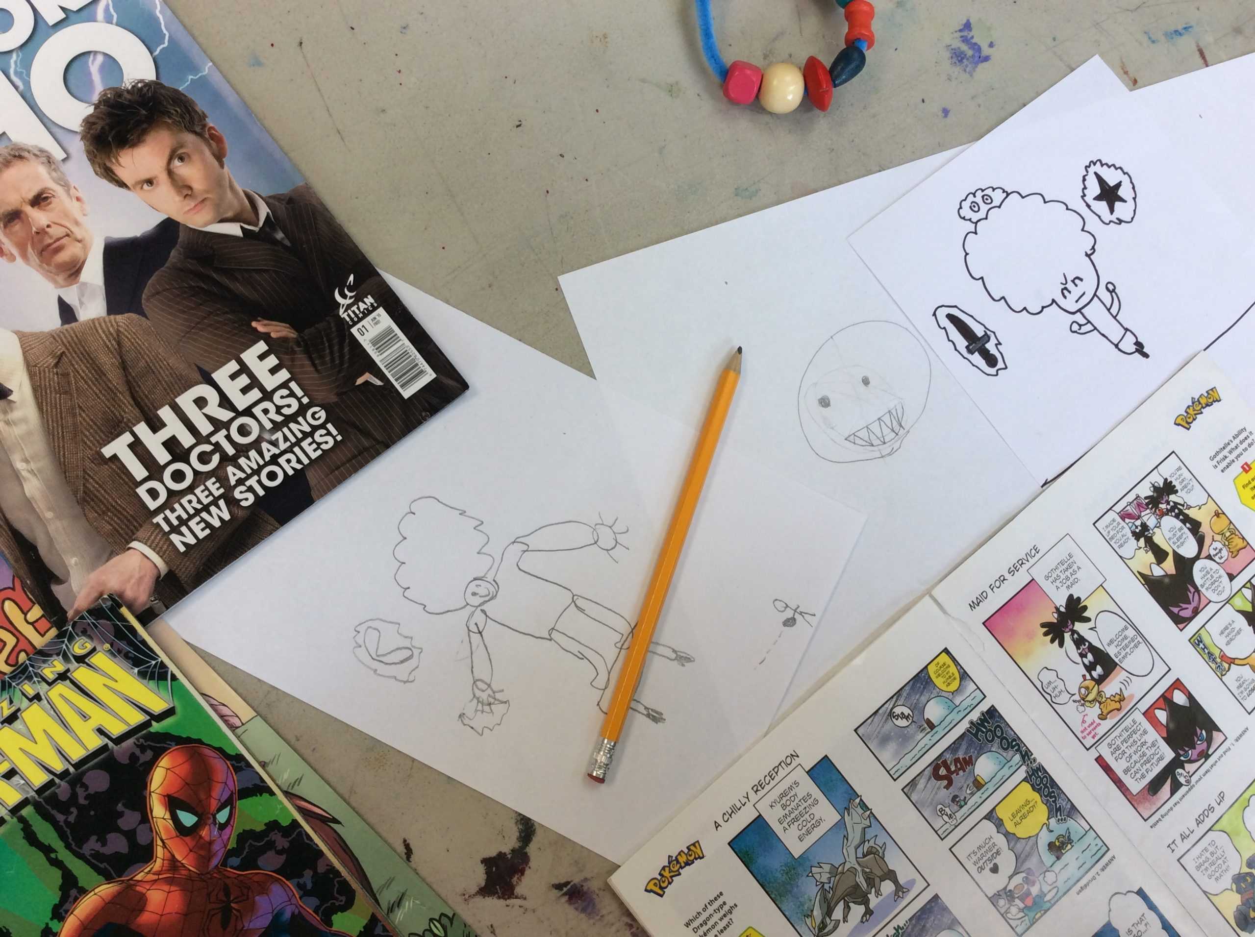 Cartooning in the Galleries_Krasl Art Center