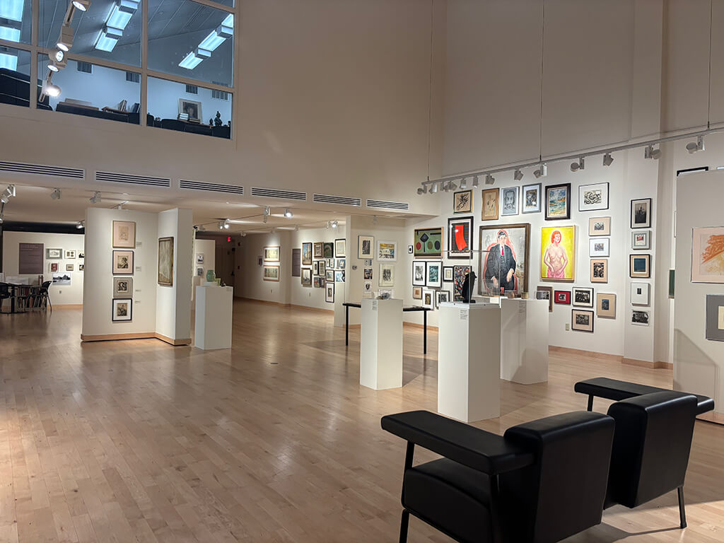 Artwork on display in Krasl Art Center’s galleries