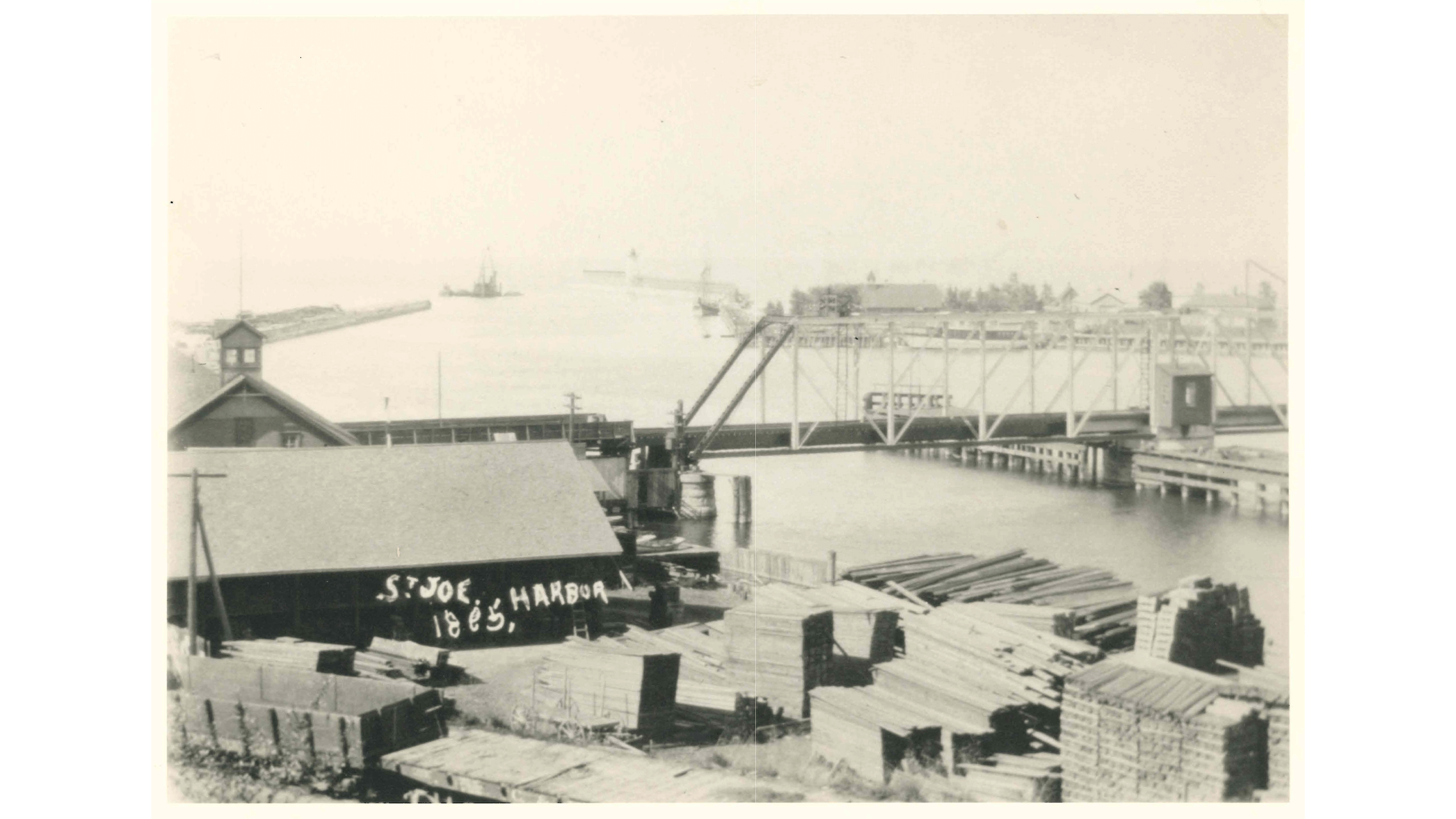 ST. JOE HARBOR, 1885