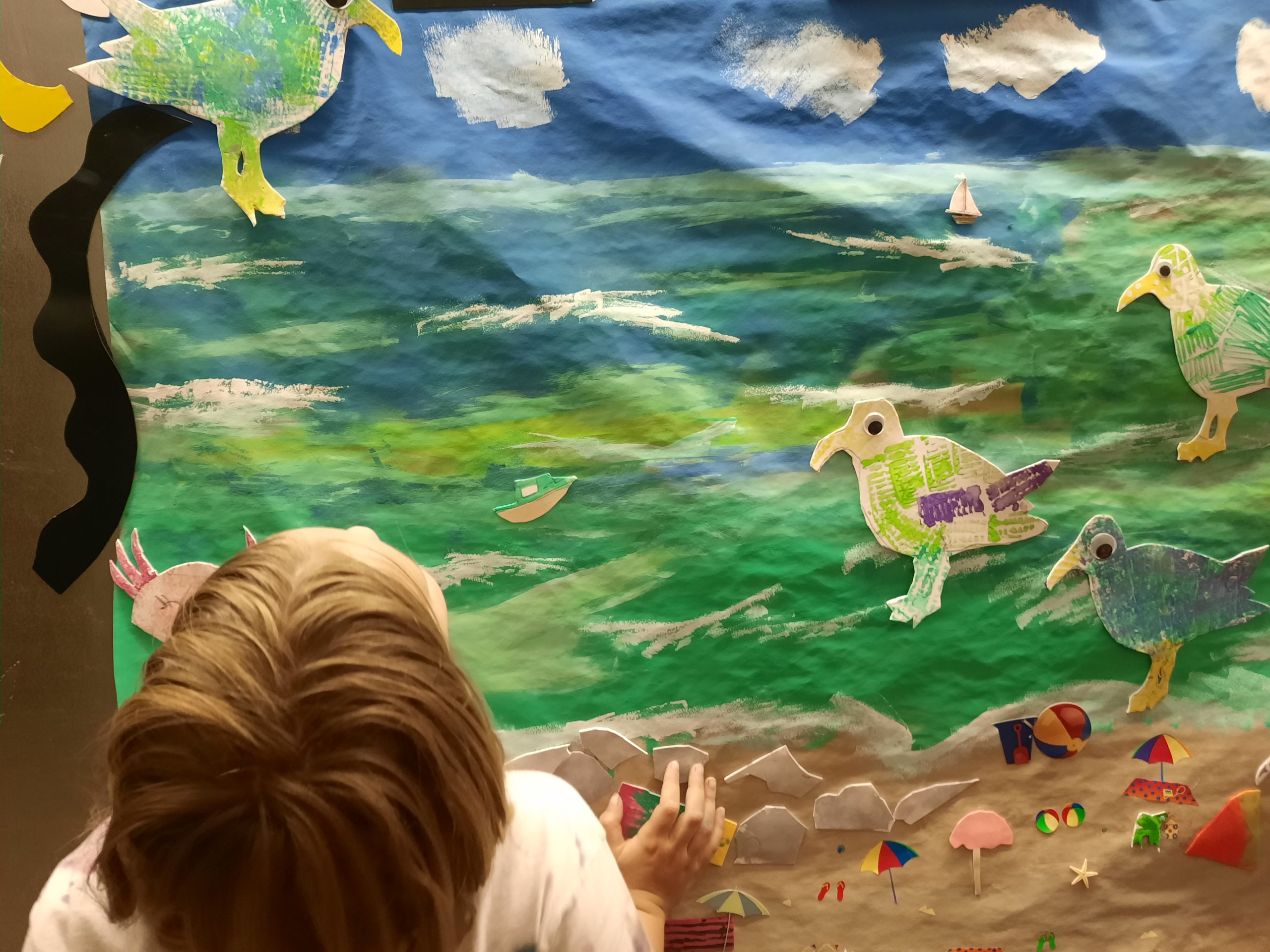 Family artmaking at Krasl